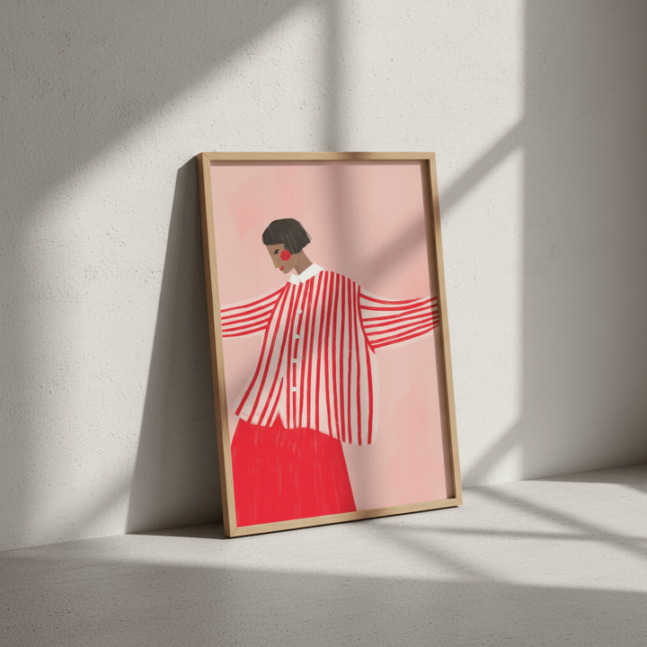 Red Skirt by Bea Muller wall - art - picture - poster