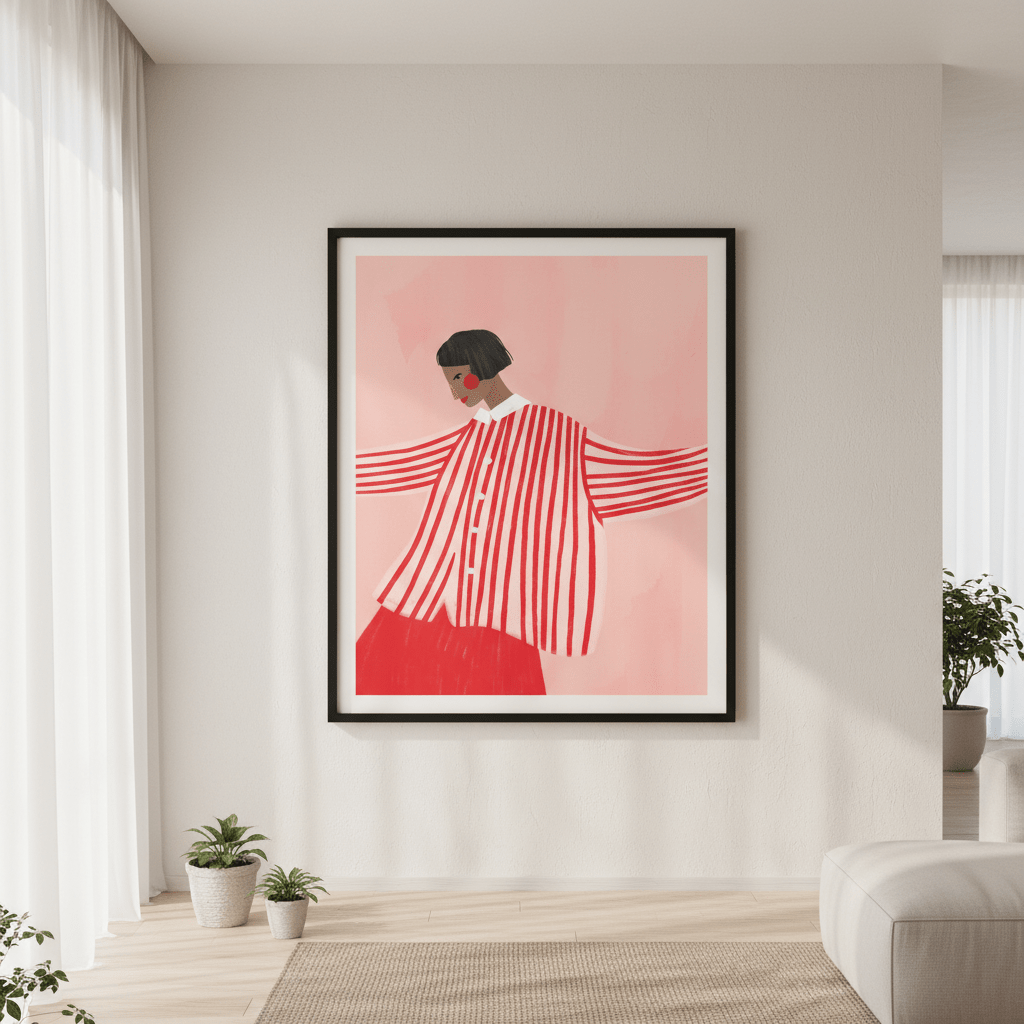 Red Skirt by Bea Muller wall - art - picture - poster