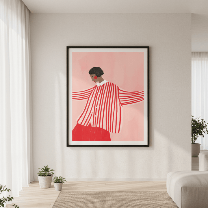 Red Skirt by Bea Muller wall - art - picture - poster