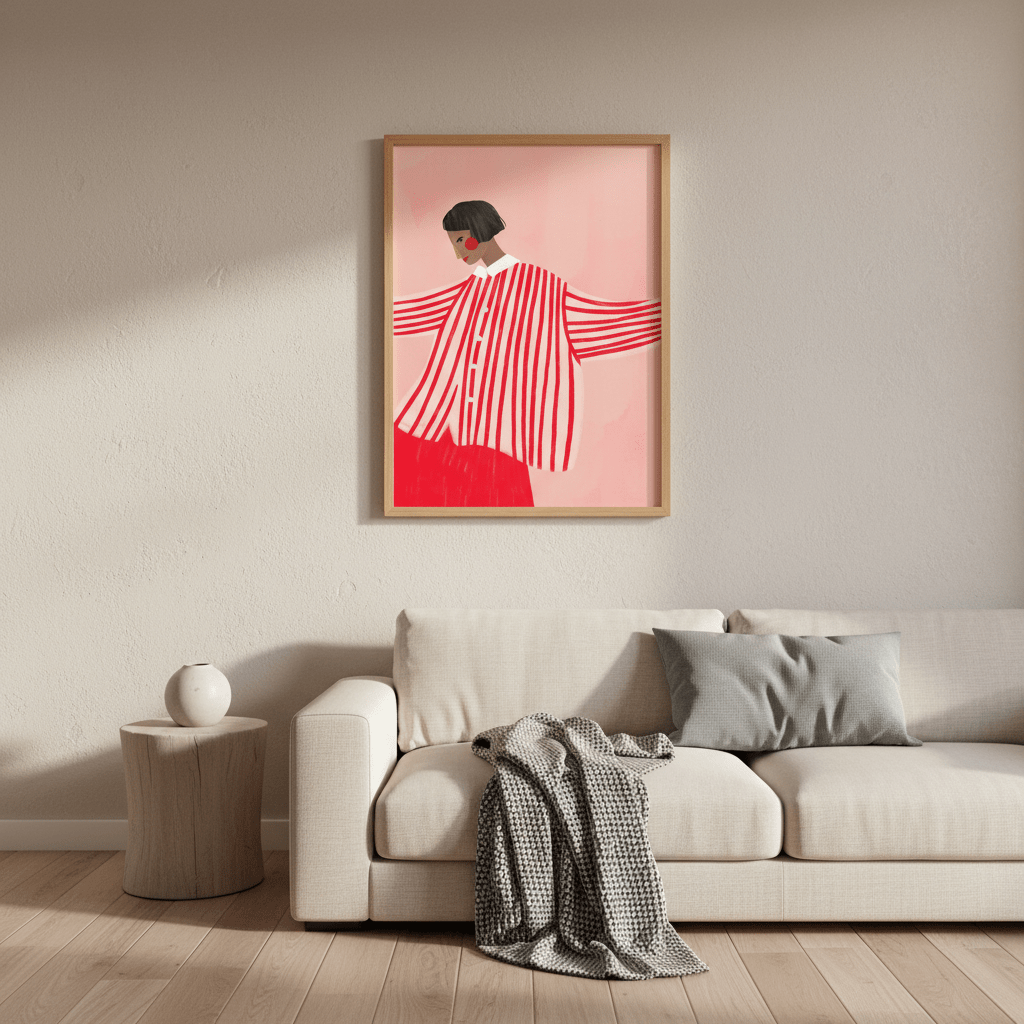 Red Skirt by Bea Muller wall - art - picture - poster