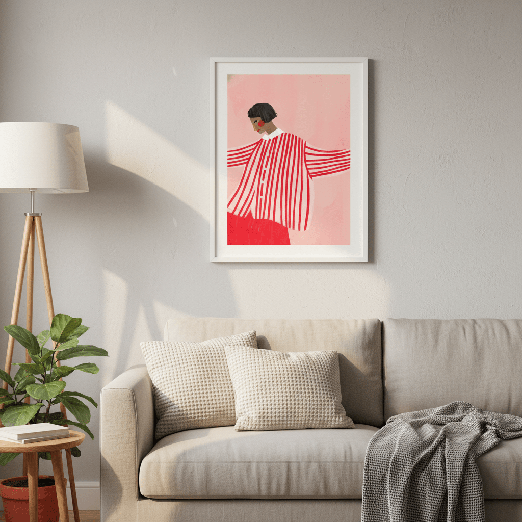 Red Skirt by Bea Muller wall - art - picture - poster