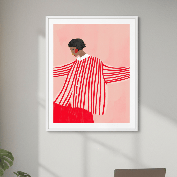 Red Skirt by Bea Muller wall - art - picture - poster