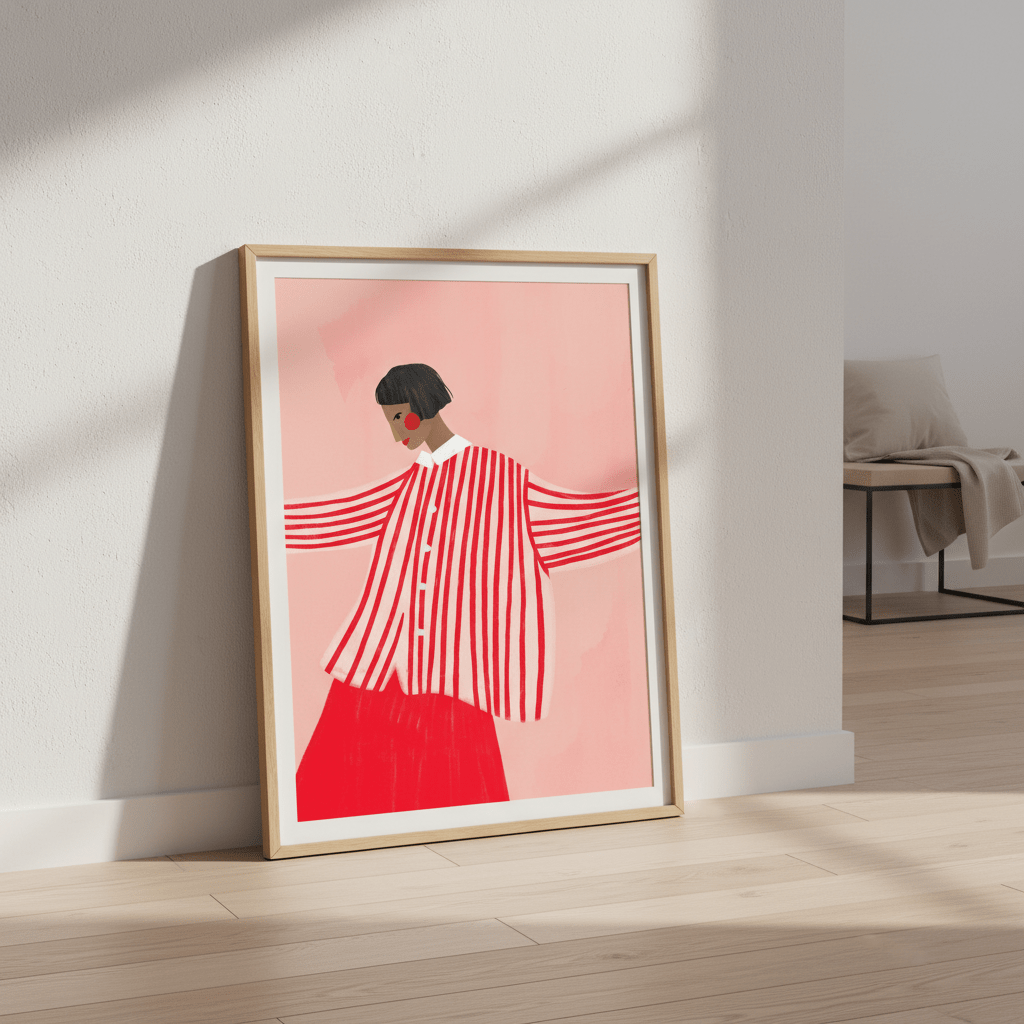 Red Skirt by Bea Muller wall - art - picture - poster