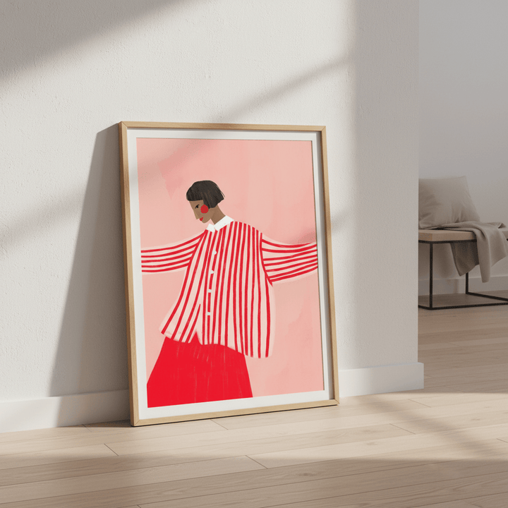 Red Skirt by Bea Muller wall - art - picture - poster