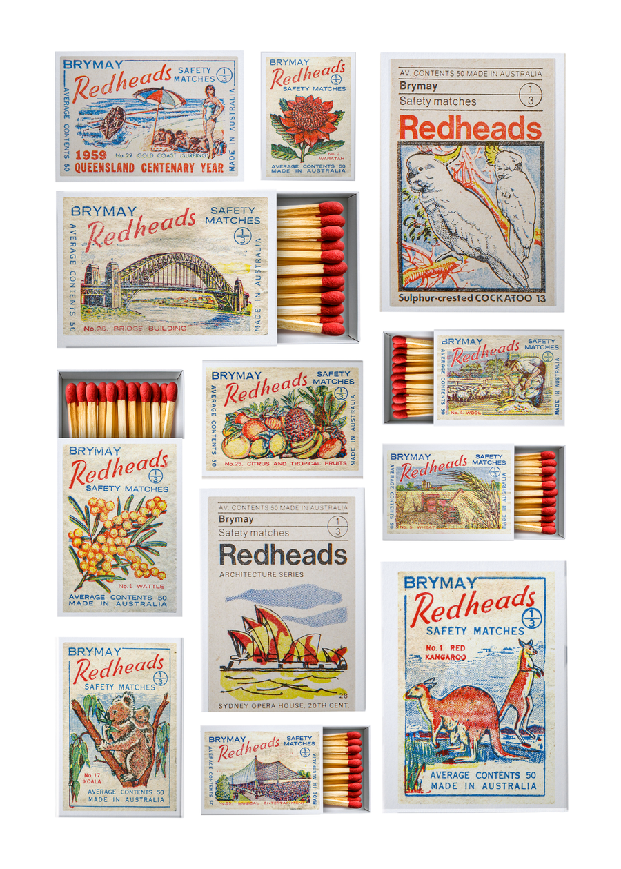 Redheads Australiana Vintage Poster