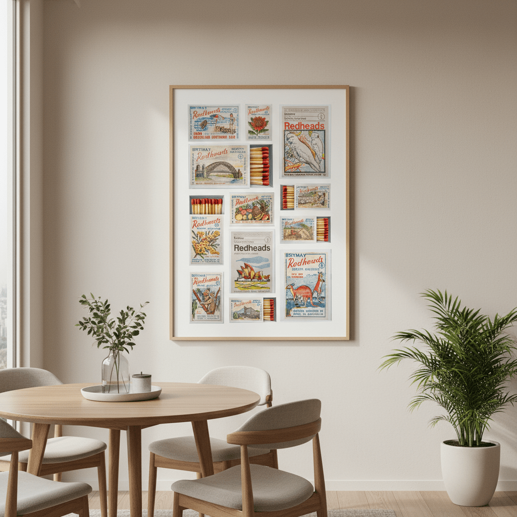 Redheads Australiana Vintage Poster wall - art - picture - poster