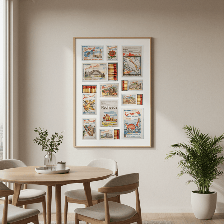Redheads Australiana Vintage Poster wall - art - picture - poster