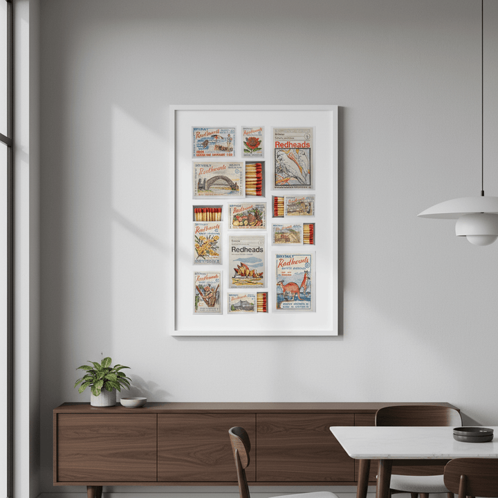 Redheads Australiana Vintage Poster wall - art - picture - poster