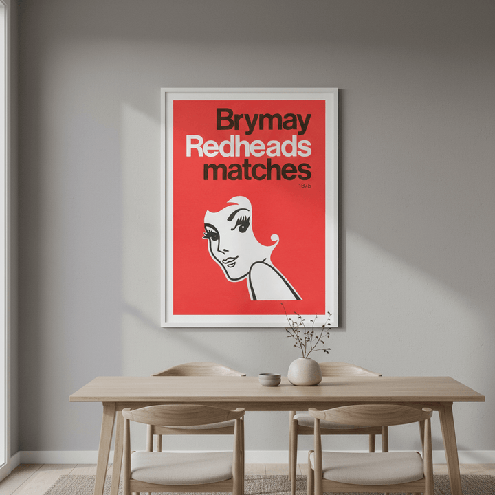 Redheads Brymay Poster 1975 wall - art - picture - poster