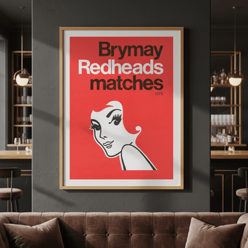 Redheads Brymay Poster 1975 wall - art - picture - poster