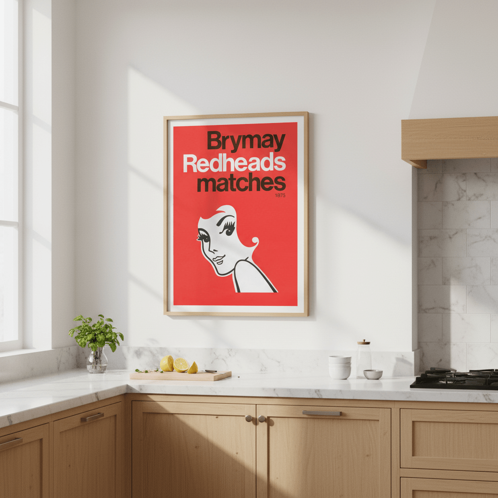 Redheads Brymay Poster 1975 wall - art - picture - poster