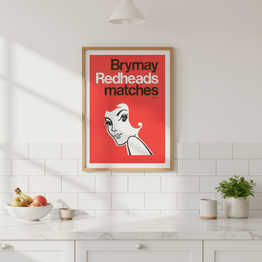 Redheads Brymay Poster 1975 wall - art - picture - poster