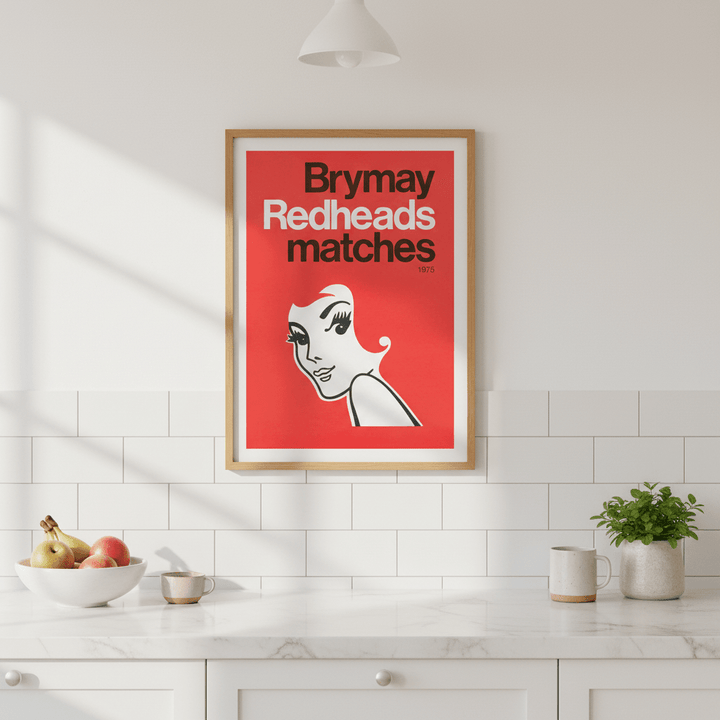 Redheads Brymay Poster 1975 wall - art - picture - poster