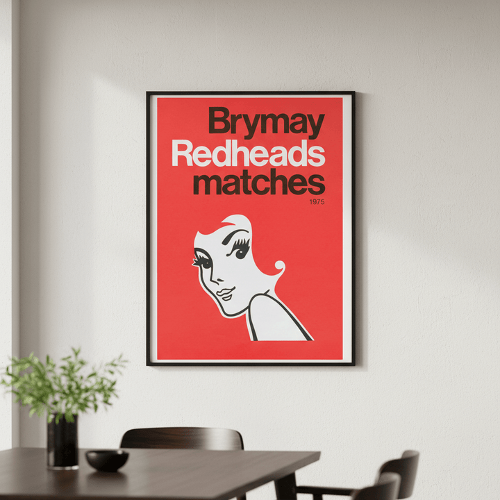 Redheads Brymay Poster 1975 wall - art - picture - poster