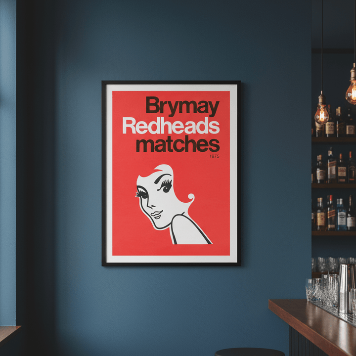 Redheads Brymay Poster 1975 wall - art - picture - poster