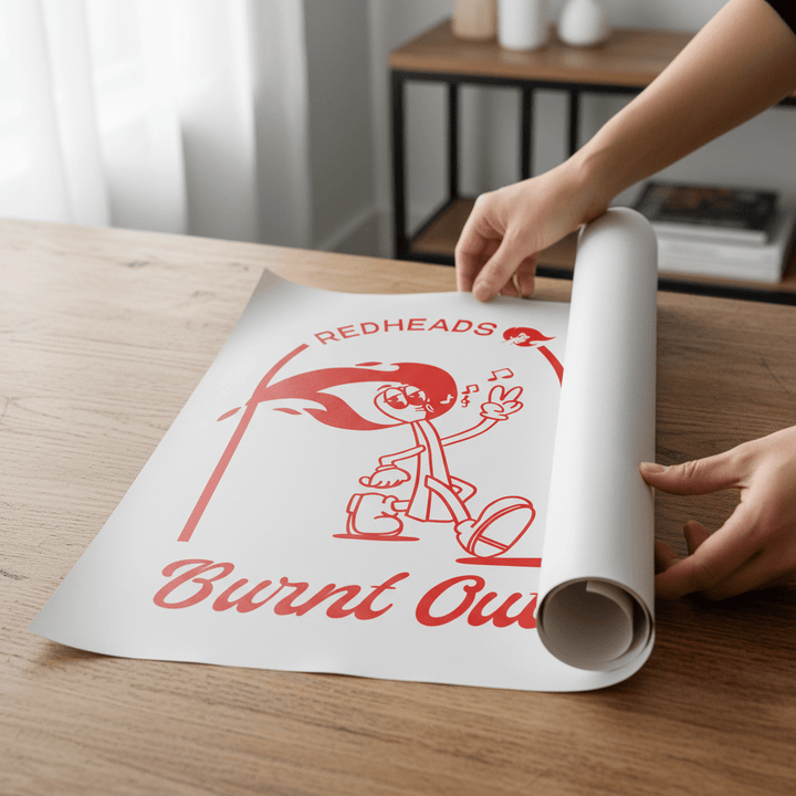 Redheads Burnt Out Poster wall - art - picture - poster