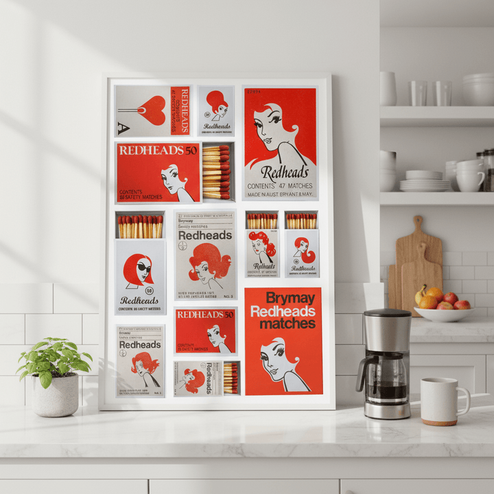 Redheads Heritage Poster wall - art - picture - poster