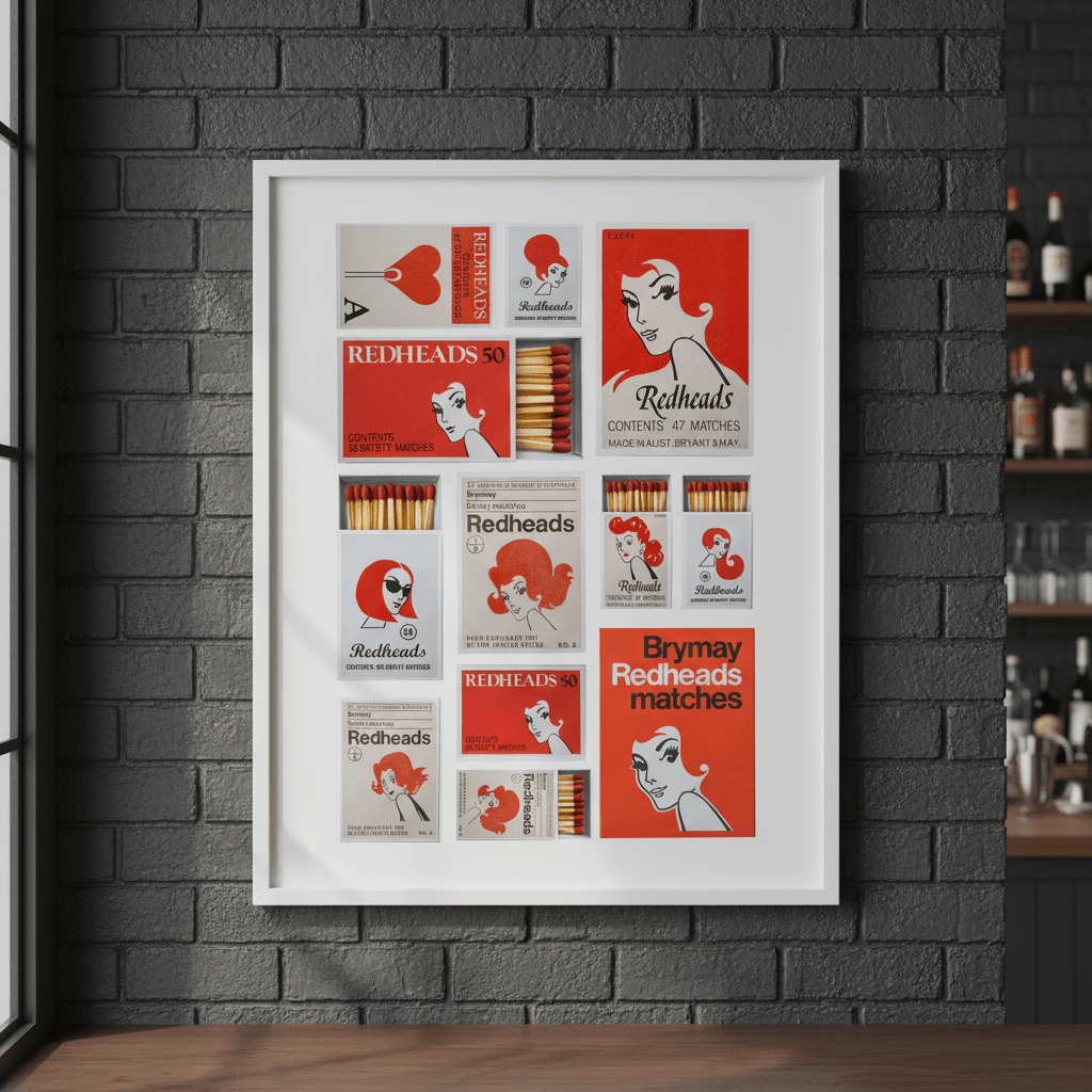 Redheads Heritage Poster wall - art - picture - poster