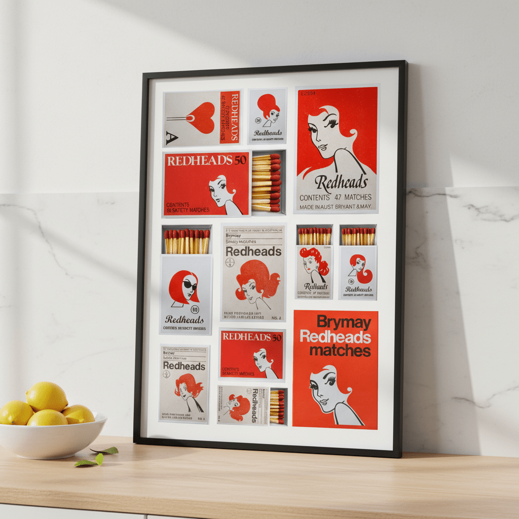 Redheads Heritage Poster wall - art - picture - poster