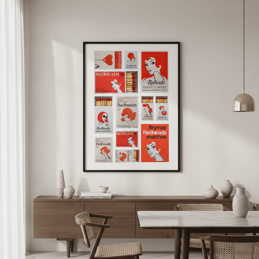 Redheads Heritage Poster wall - art - picture - poster