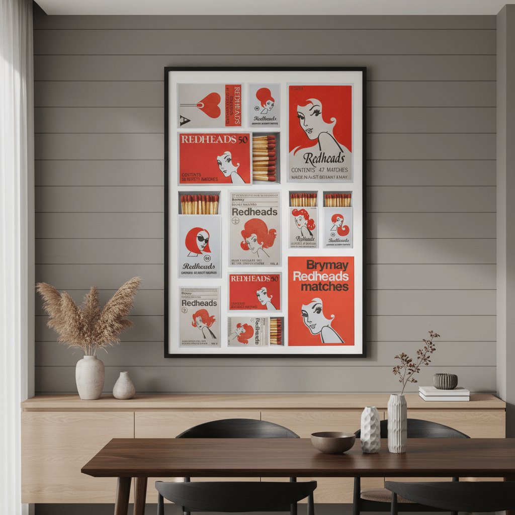 Redheads Heritage Poster wall - art - picture - poster