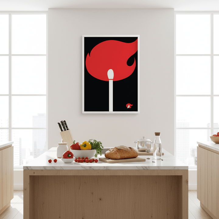 Redheads Match Black wall - art - picture - poster