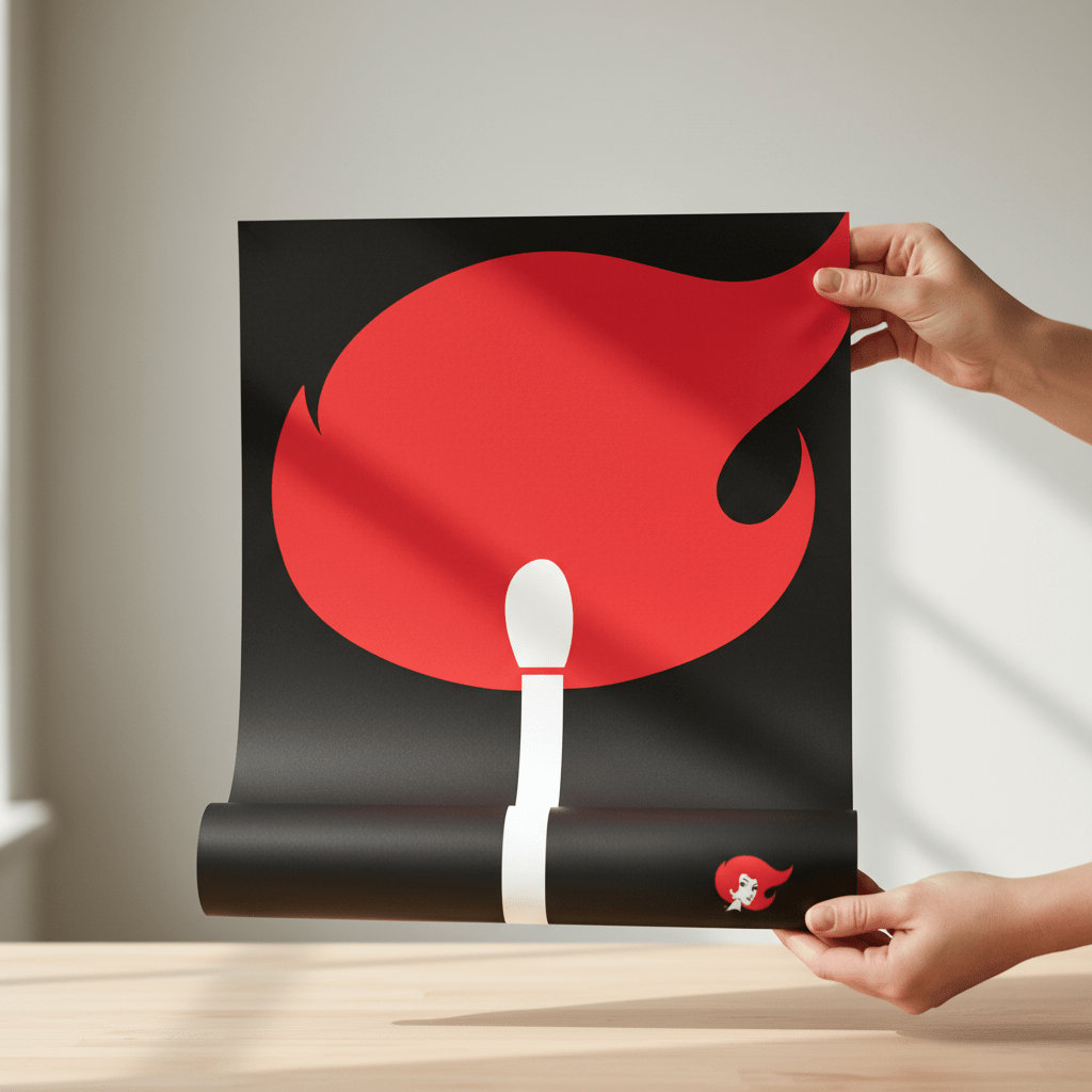 Redheads Match Black wall - art - picture - poster