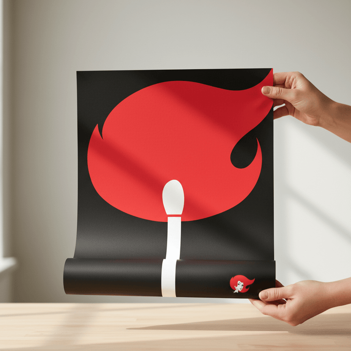 Redheads Match Black wall - art - picture - poster