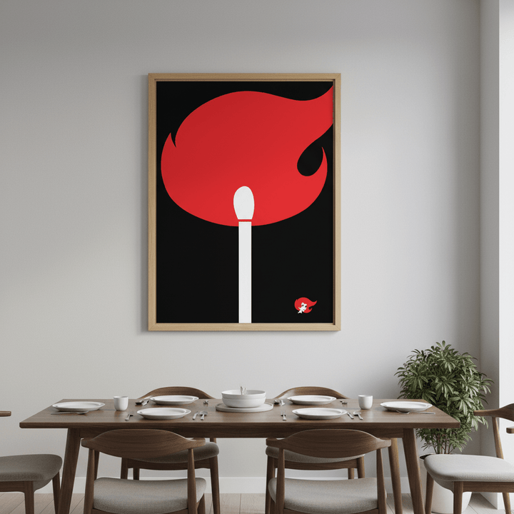 Redheads Match Black wall - art - picture - poster