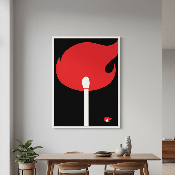 Redheads Match Black wall - art - picture - poster