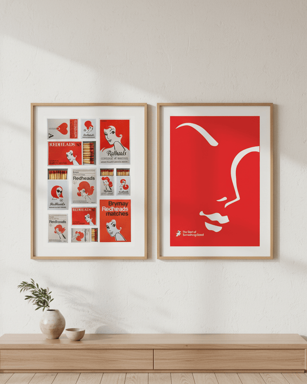 Redheads Match Box Vintage Set of 2