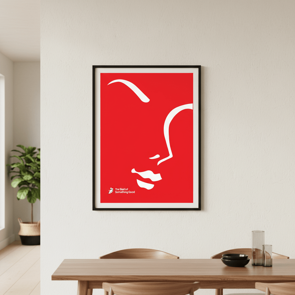 Redheads Silhouette wall - art - picture - poster