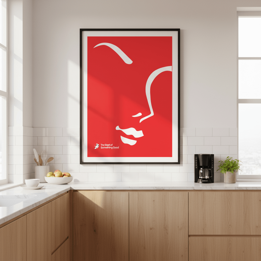 Redheads Silhouette wall - art - picture - poster