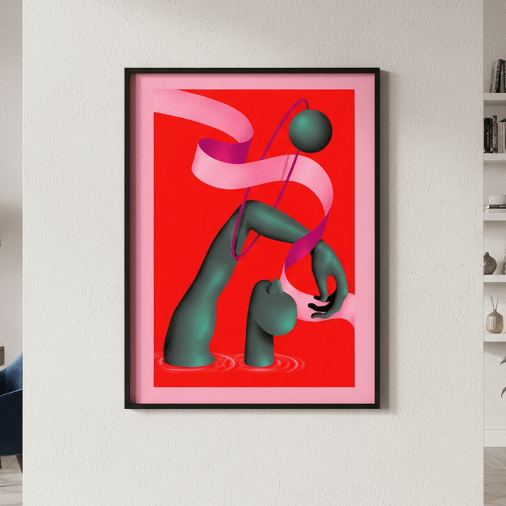 Relaxation Pose by Itamar Makover wall - art - picture - poster