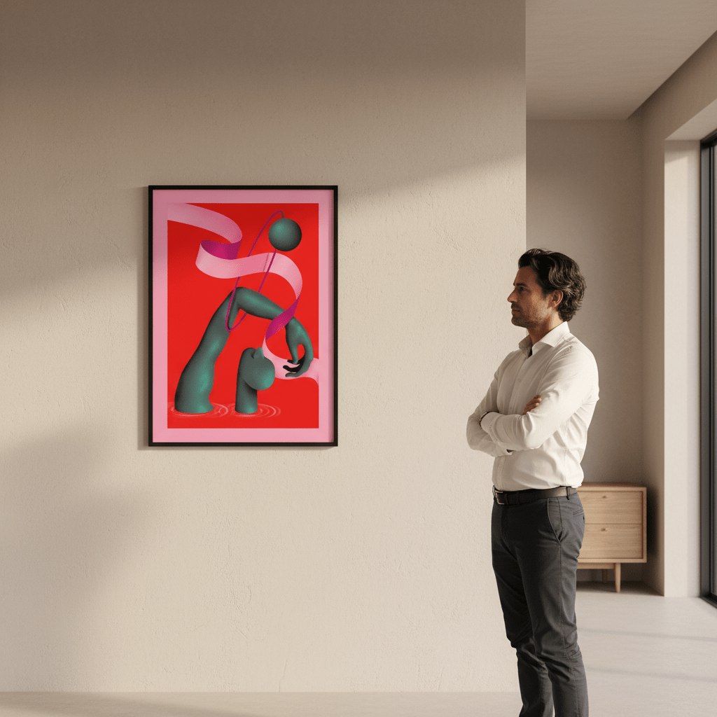 Relaxation Pose by Itamar Makover wall - art - picture - poster
