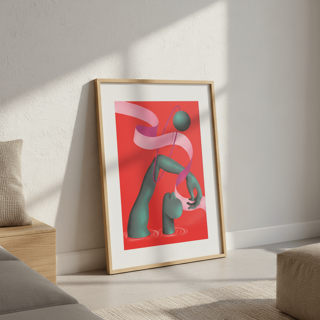 Relaxation Pose by Itamar Makover wall - art - picture - poster