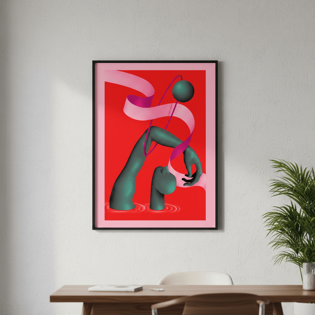 Relaxation Pose by Itamar Makover wall - art - picture - poster