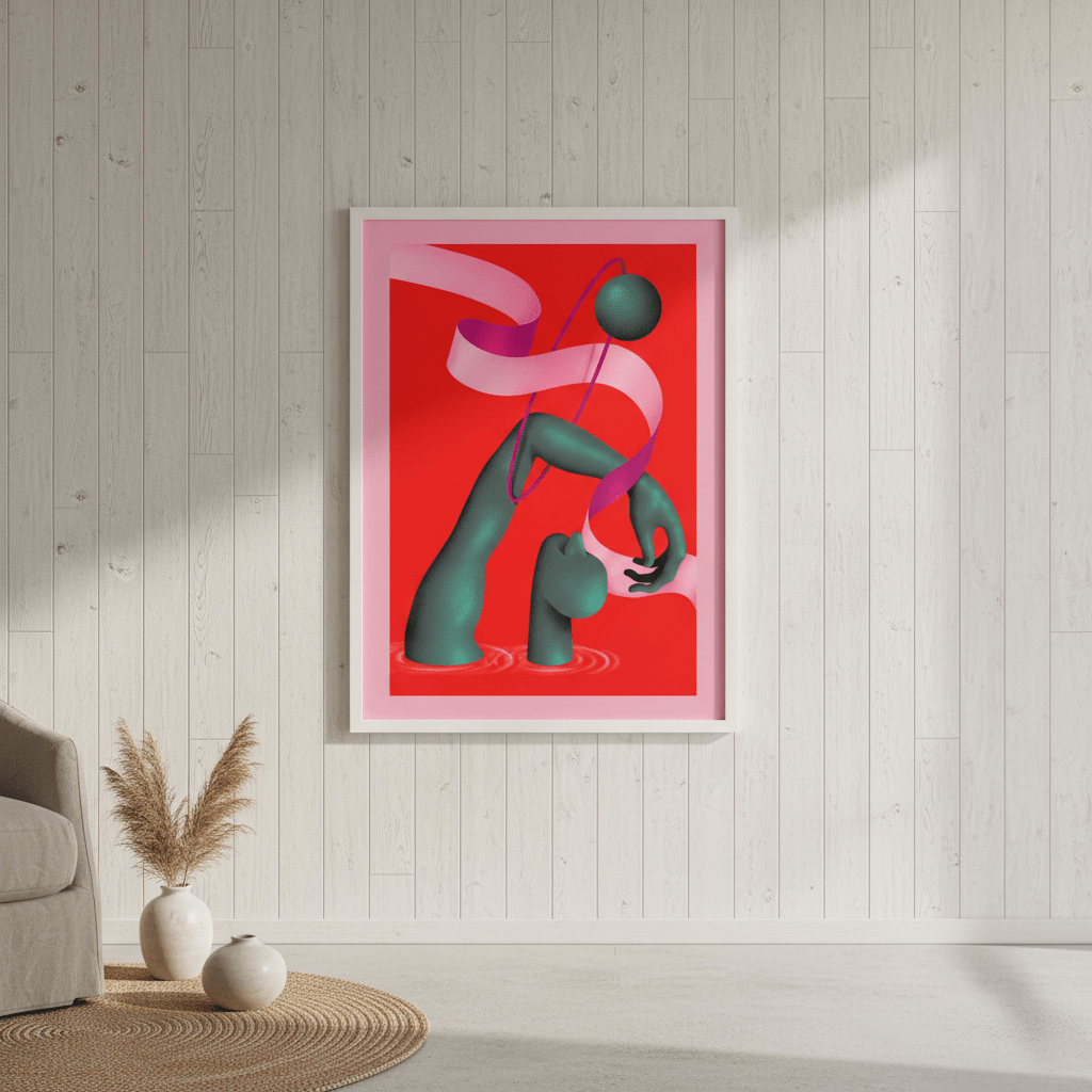 Relaxation Pose by Itamar Makover wall - art - picture - poster
