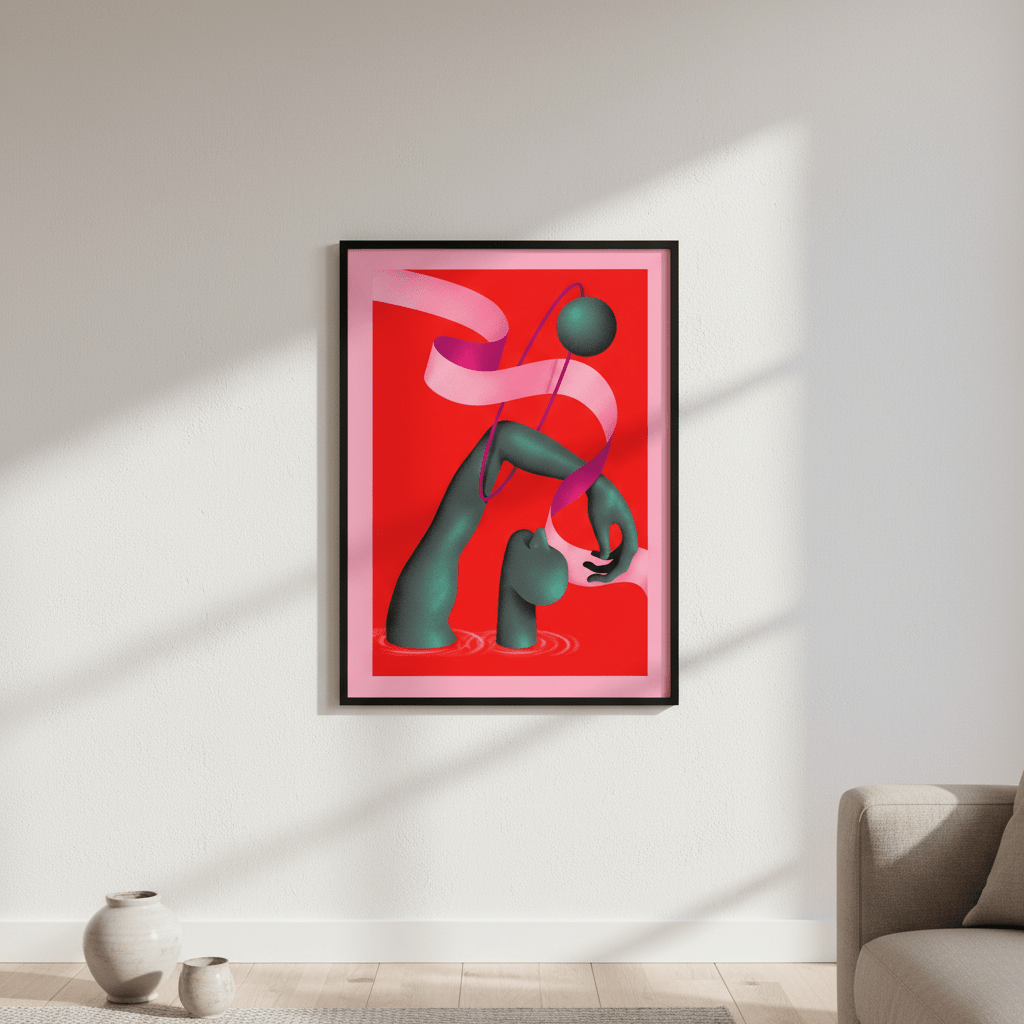 Relaxation Pose by Itamar Makover wall - art - picture - poster