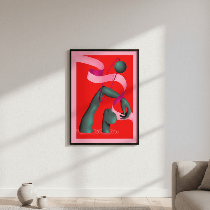 Relaxation Pose by Itamar Makover wall - art - picture - poster