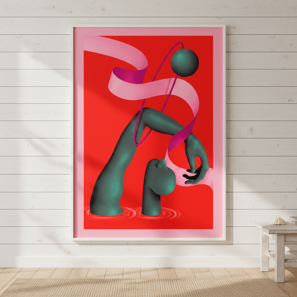 Relaxation Pose by Itamar Makover wall - art - picture - poster
