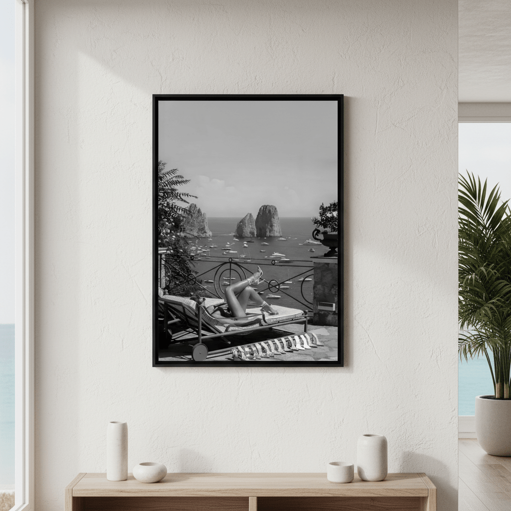 Relaxing in Capri Photograph wall - art - picture - poster