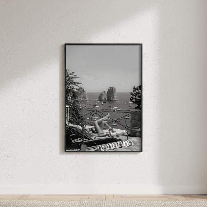 Relaxing in Capri Photograph wall - art - picture - poster