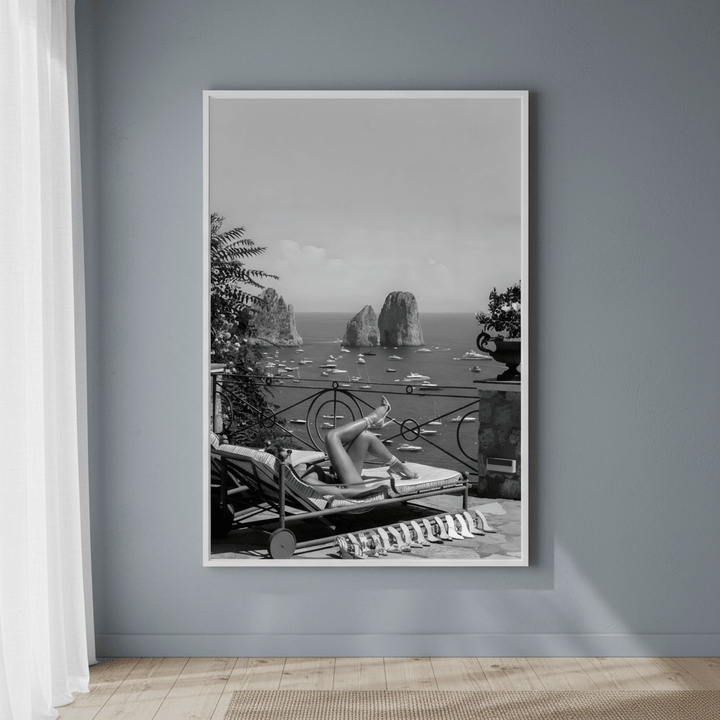Relaxing in Capri Photograph wall - art - picture - poster
