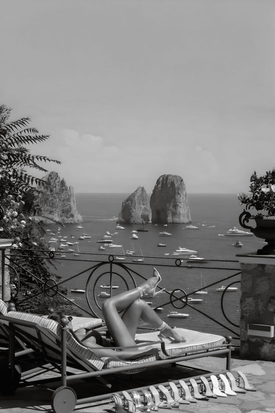 Relaxing in Capri Photograph