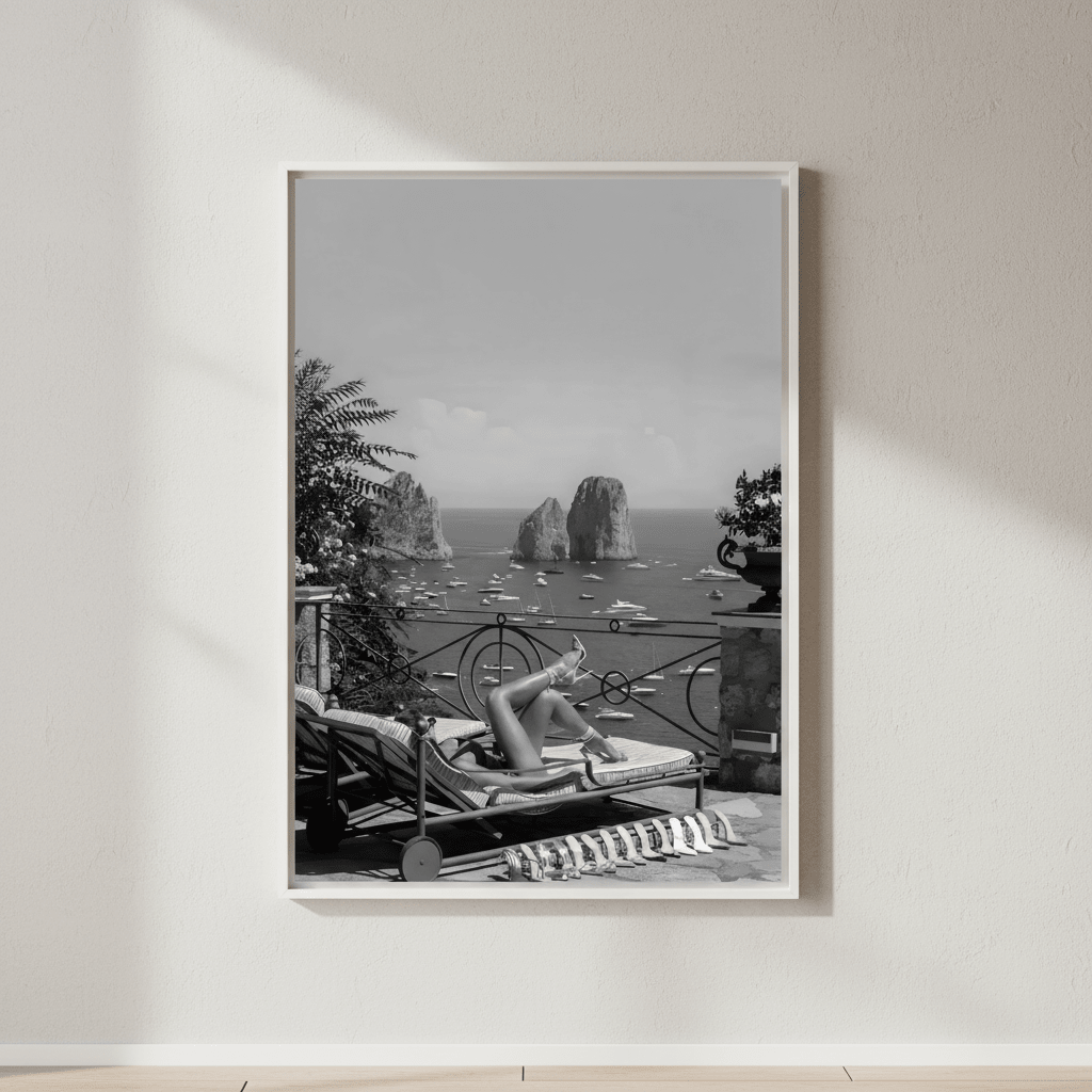 Relaxing in Capri Photograph wall - art - picture - poster