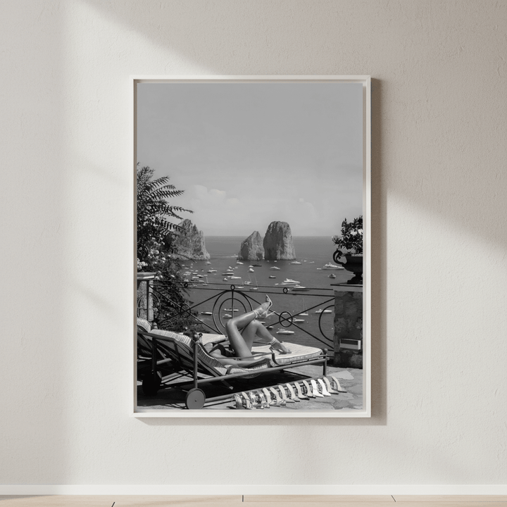 Relaxing in Capri Photograph wall - art - picture - poster