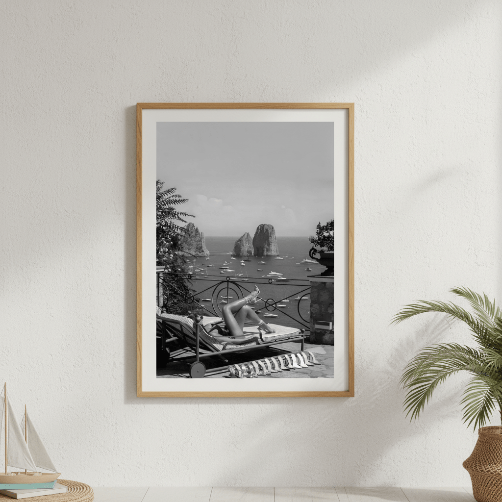 Relaxing in Capri Photograph wall - art - picture - poster