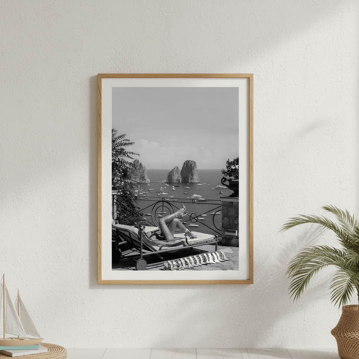Relaxing in Capri Photograph wall - art - picture - poster