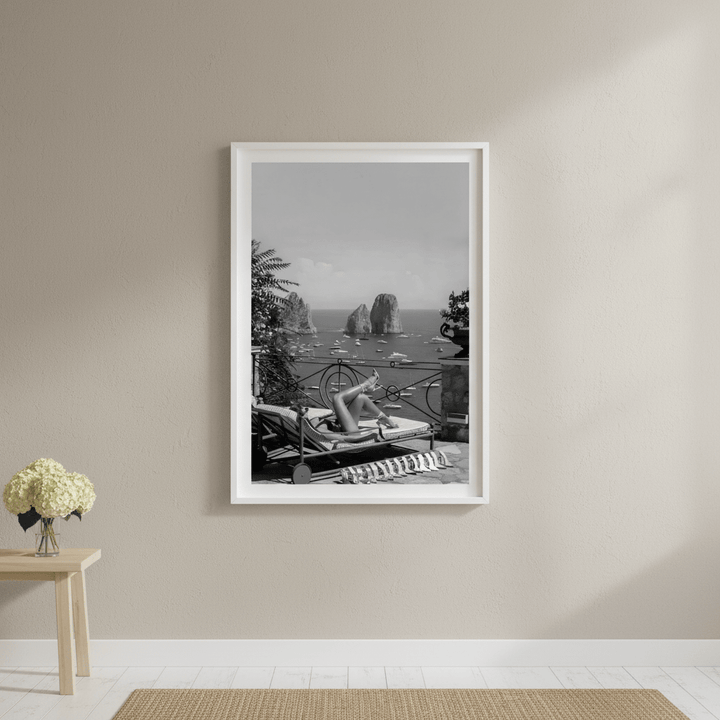 Relaxing in Capri Photograph wall - art - picture - poster